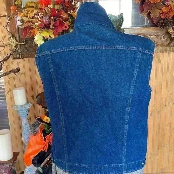 Vintage saddle King Westerndenim men’s or women’s vest. - Picture 4 of 7